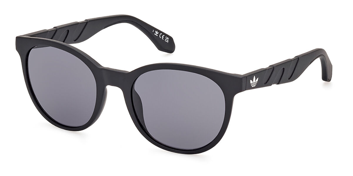 Adidas Originals OR0102 02A, Black frame, Smoke Dark Grey lenses