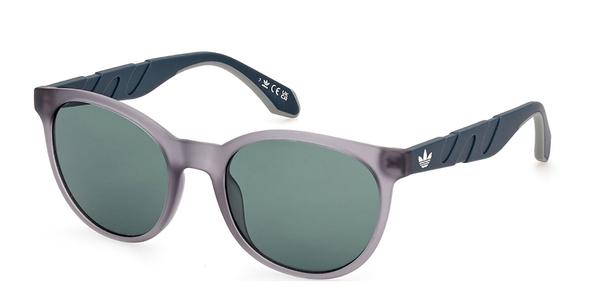 Adidas Originals OR0102 20N, Grey frame, Dark Green lenses