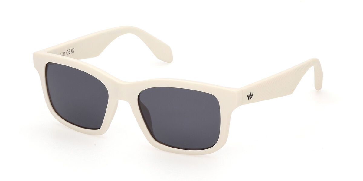 Adidas Originals OR0105 21A, White frame, Smoke Dark Grey lenses