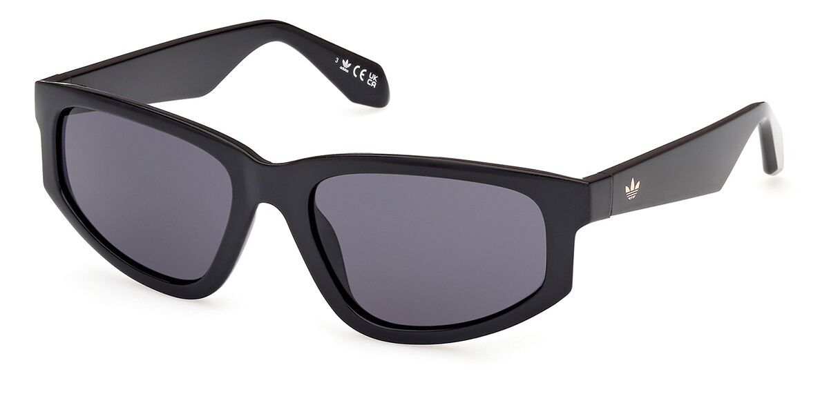 Adidas Originals OR0107 01A, Black frame, Dark Grey lenses
