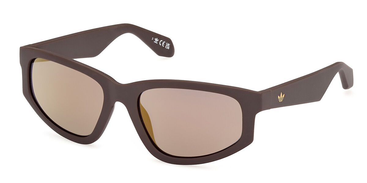 Adidas Originals OR0107 50E, Brown frame, Dark Brown lenses