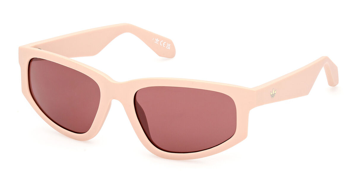 Adidas Originals OR0107 73S, Pink frame, Bordeaux lenses