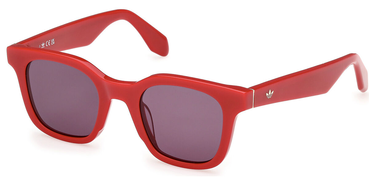 Adidas Originals OR0109 66A, Red frame, Dark Grey lenses