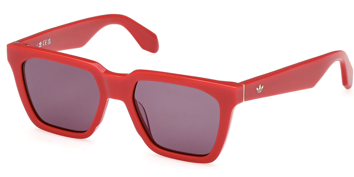 Adidas Originals OR0110 66A, Red frame, Dark Grey lenses