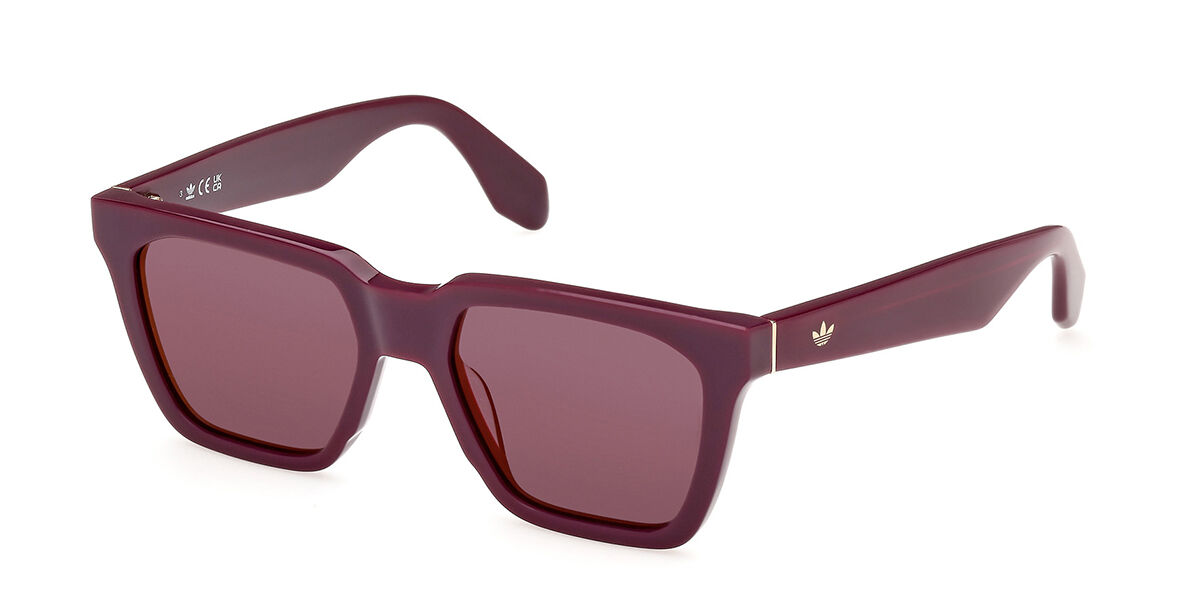 Adidas Originals OR0110 81U, Purple frame, Burgundy Mirror lenses