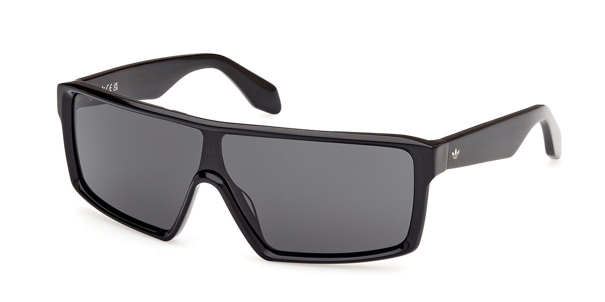 Adidas Originals OR0114 01A, Black frame, Smoke Dark Grey lenses