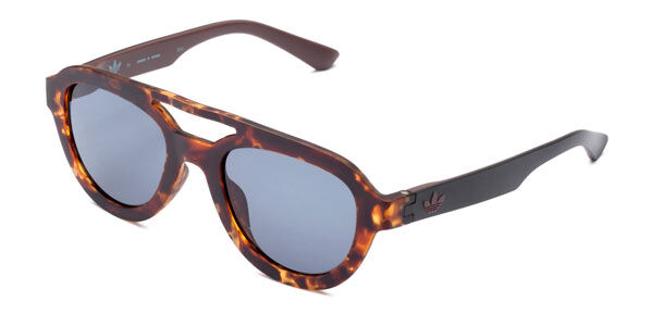 Adidas Originals AOR025 148.009, Tortoiseshell frame, Grey lenses