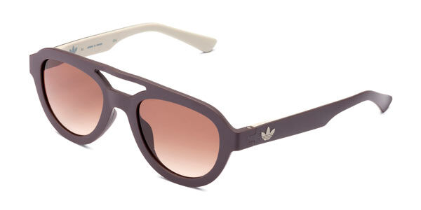 Adidas Originals AOR025 043.041, Purple frame, Brown lenses
