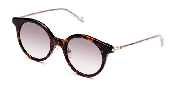 Adidas Originals AOK007 092.000, Tortoiseshell frame, Grey lenses