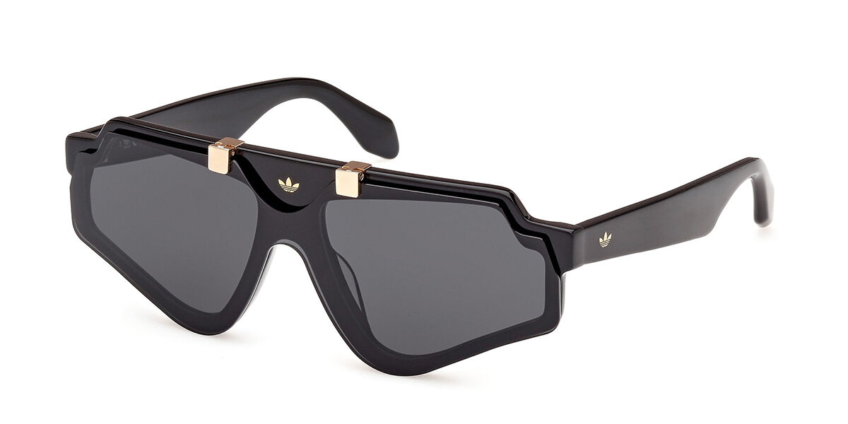Adidas Originals OR0113 01A, Black frame, Smoke Dark Grey lenses