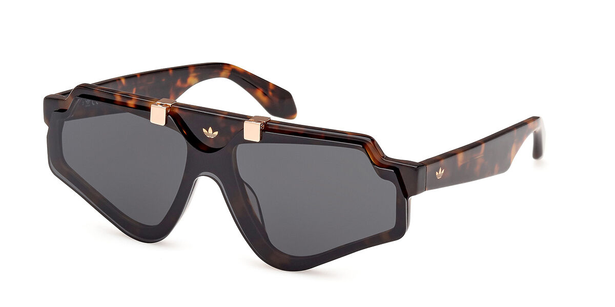 Adidas Originals OR0113 52A, Tortoiseshell frame, Smoke Dark Grey lenses