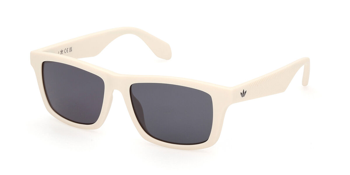 Adidas Originals OR0115 21A, White frame, Smoke Dark Grey lenses
