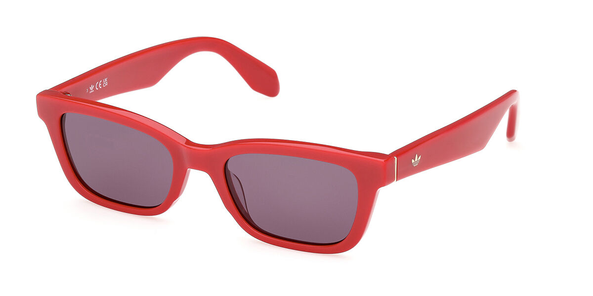 Adidas Originals OR0117 66A, Red frame, Smoke Grey lenses