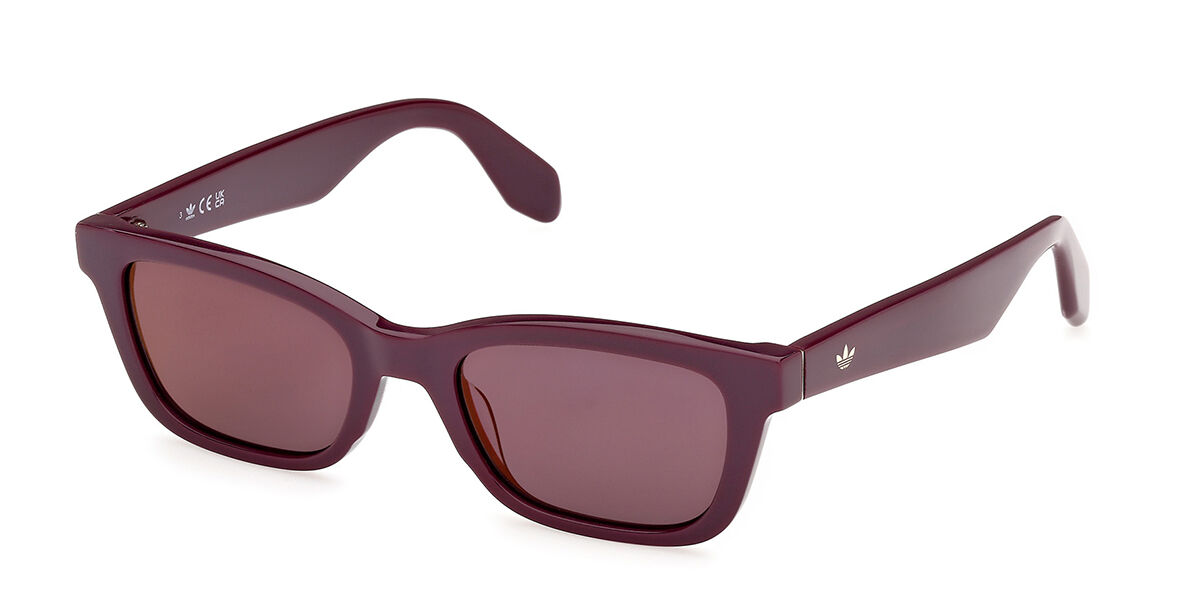 Adidas Originals OR0117 81U, Purple frame, Burgundy Mirror lenses