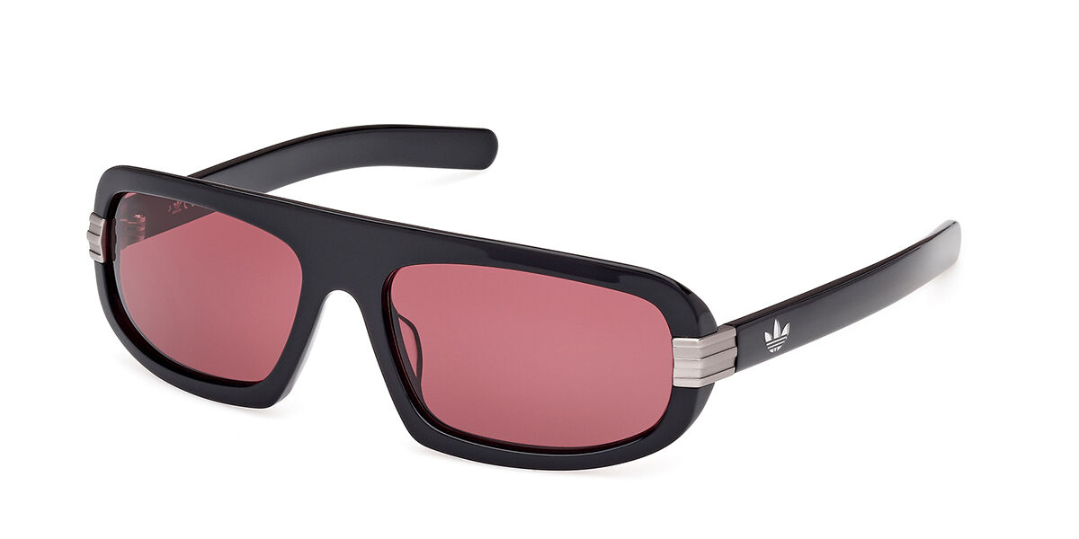 Adidas Originals OR0122 01S, Black frame, Bordeaux lenses