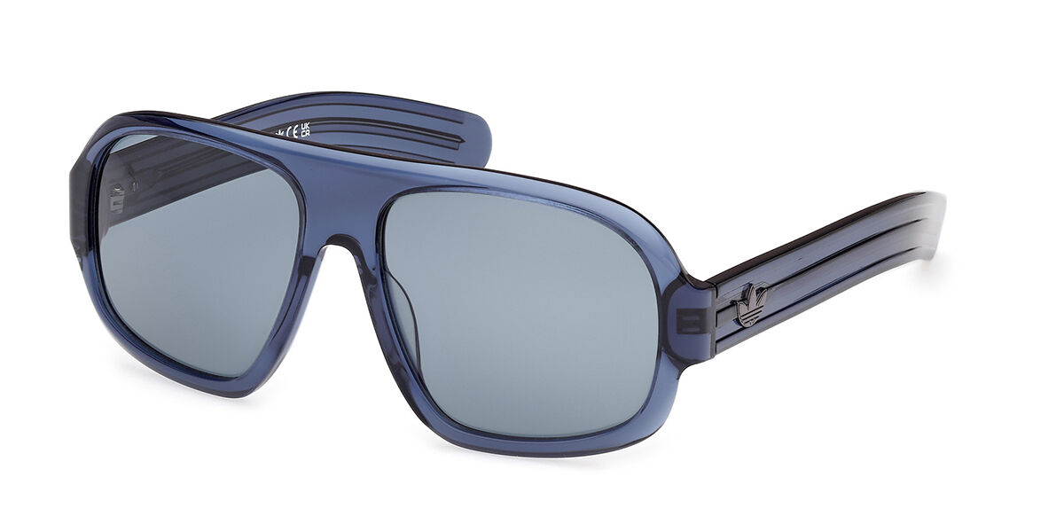 Adidas Originals OR0125 92V, Blue frame, Steel Blue lenses