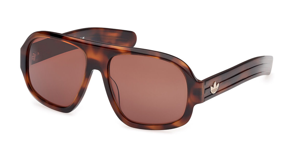 Adidas Originals OR0125 52E, Tortoiseshell frame, Dark Brown lenses