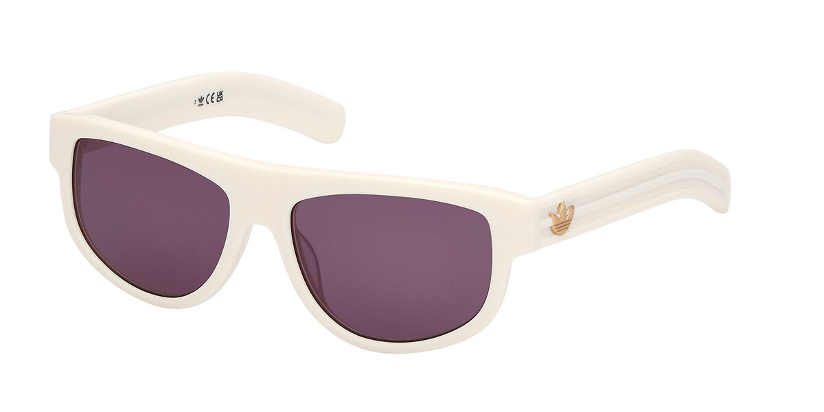 Adidas Originals OR0126 21A, White frame, Smoke Grey lenses