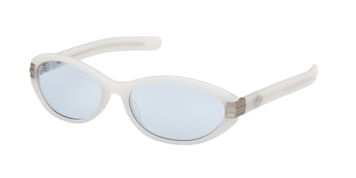 Adidas Originals OR0129 21V, White frame, Light Blue Grey Photochromic lenses