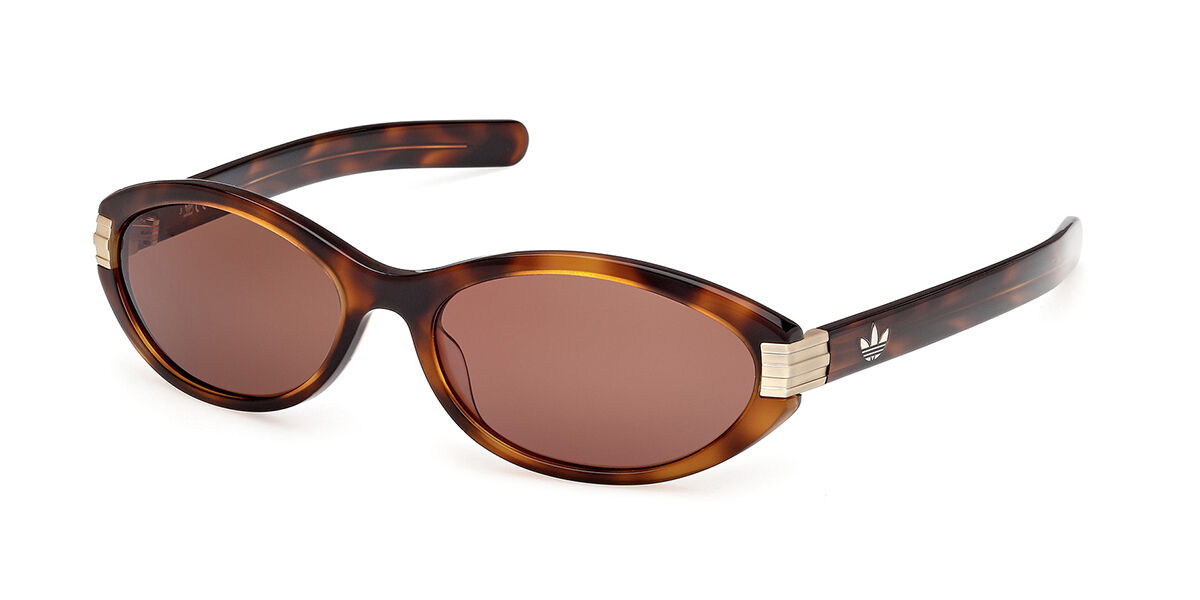 Adidas Originals OR0129 52E, Tortoiseshell frame, Brown lenses