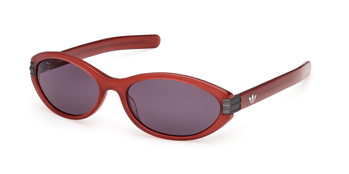 Adidas Originals OR0129 69A, Burgundy frame, Dark Grey lenses