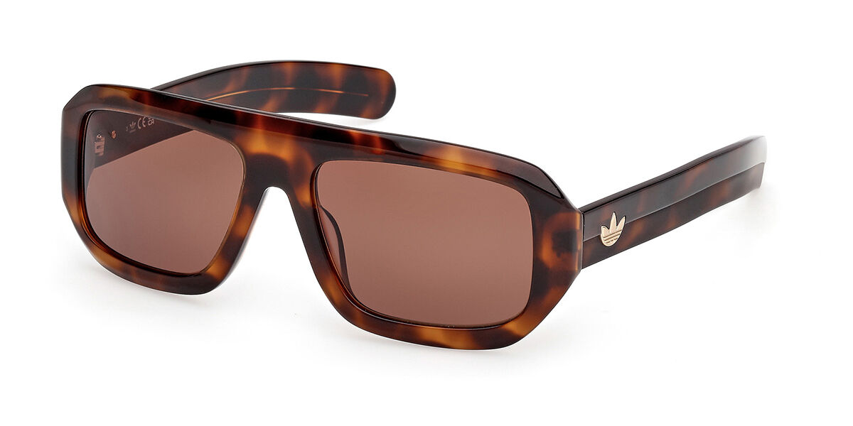Adidas Originals OR0131 52E, Tortoiseshell frame, Brown lenses