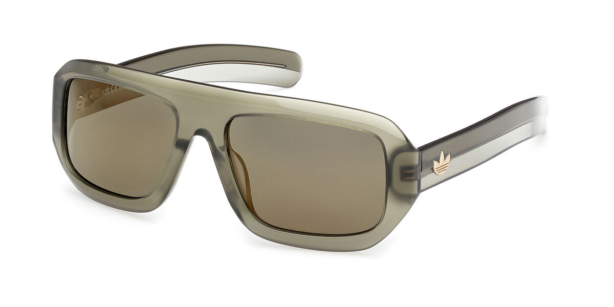 Adidas Originals OR0131 96Q, Green frame, Army Green Mirror lenses