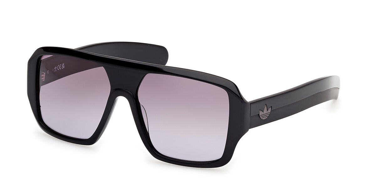 Adidas Originals OR0132 01B, Black frame, Gradient Smoke Grey lenses
