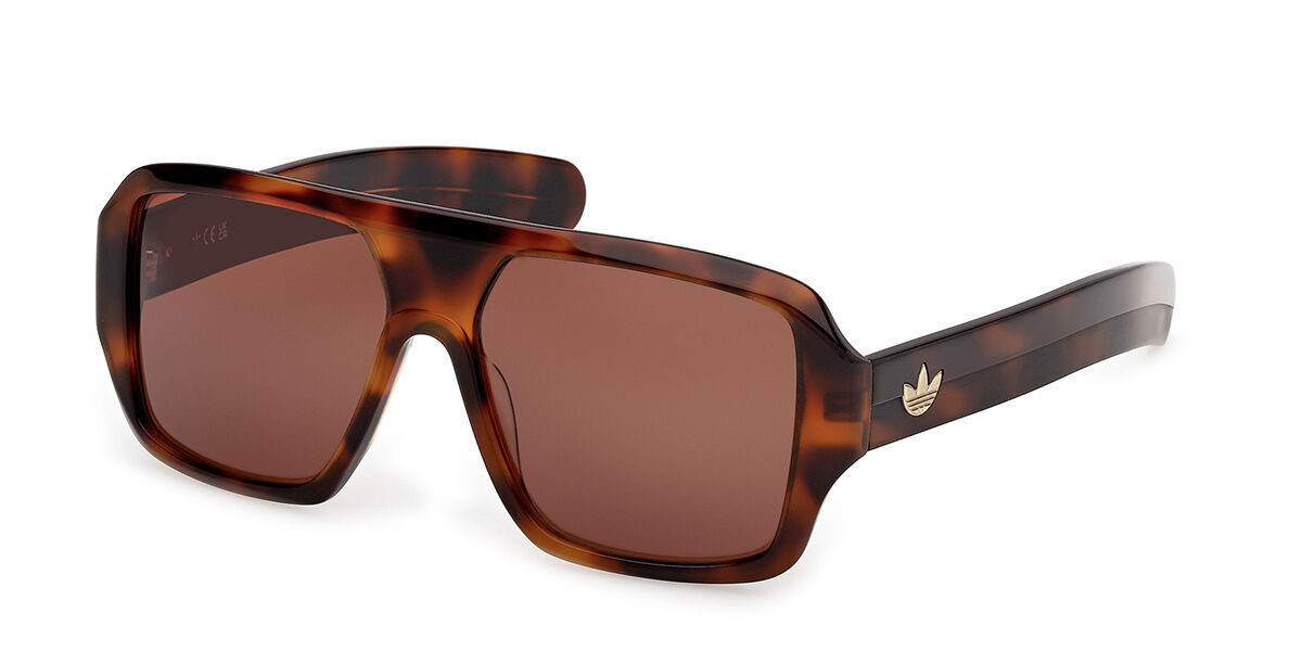 Adidas Originals OR0132 52E, Tortoiseshell frame, Brown lenses