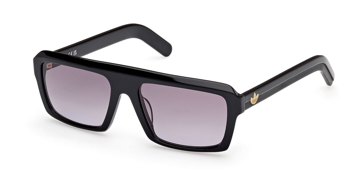 Adidas Originals OR0133 01B, Black frame, Gradient Smoke Grey lenses