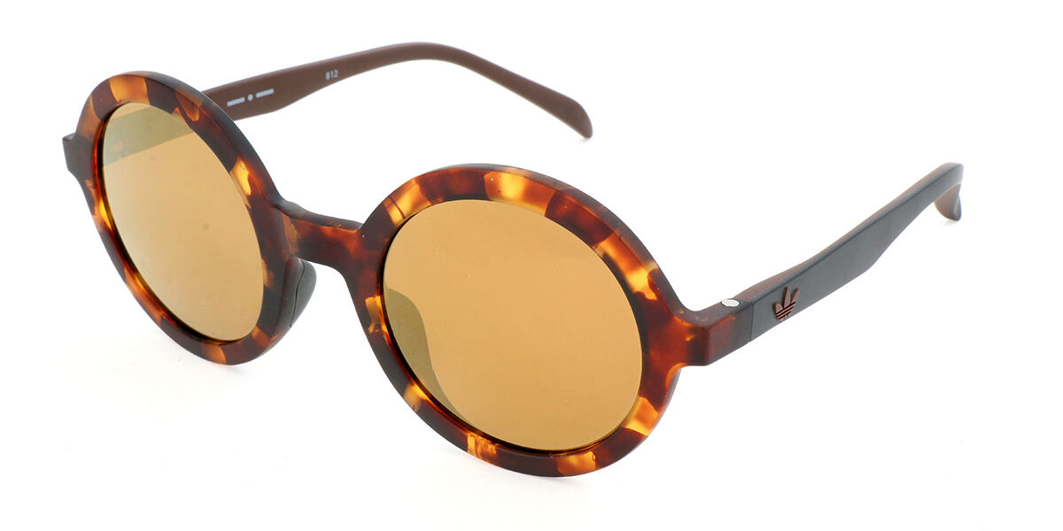 Adidas Originals AOR016/N 148.009, Tortoiseshell frame, Orange lenses