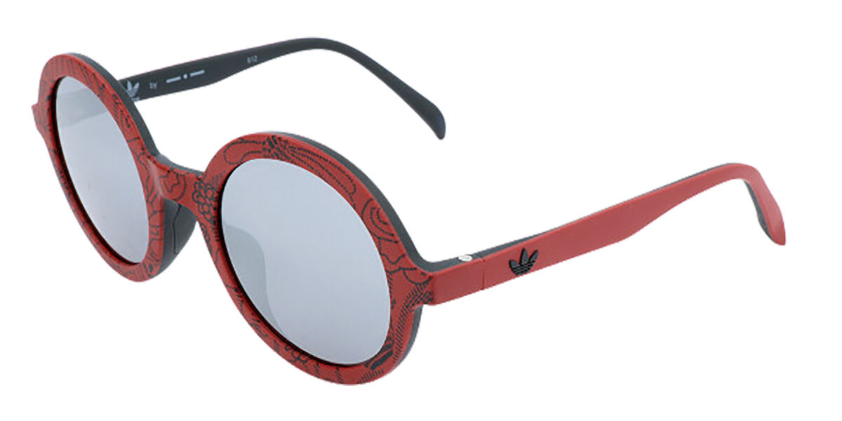 Adidas Originals AOR016/N SBG.053, Red frame, Grey lenses
