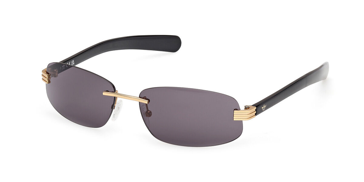 Adidas Originals OR0130 31A, Gold frame, Smoke Grey lenses