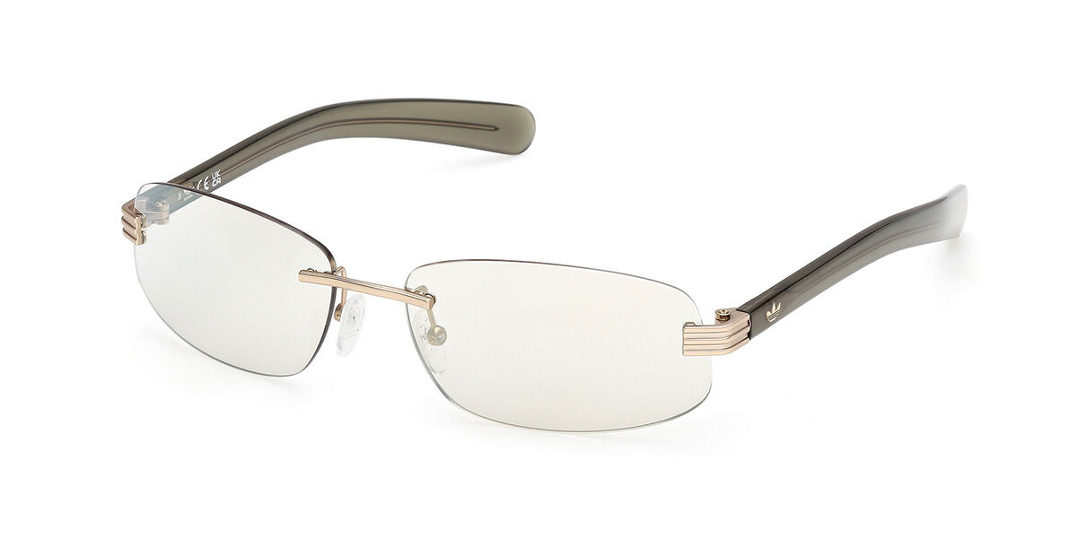 Adidas Originals OR0130 32C, Gold frame, Smoke Silver Mirror lenses
