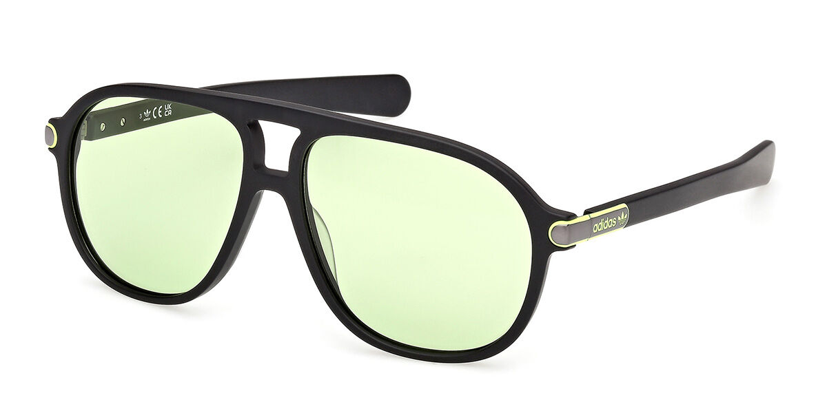 Adidas Originals OR0136 02N, Black frame, Green Photochromic lenses