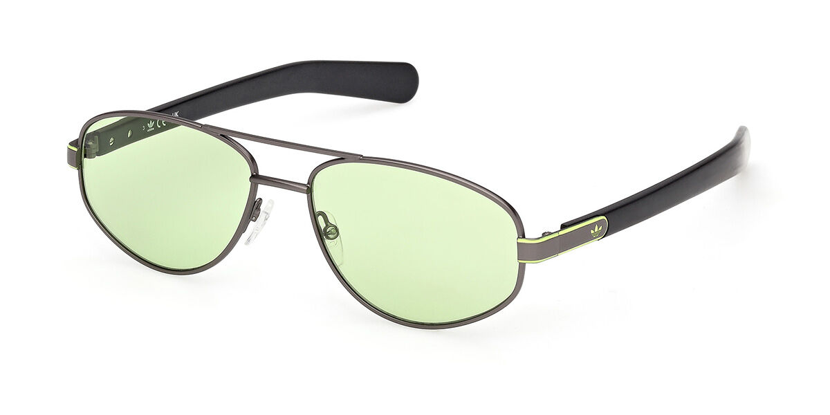 Adidas Originals OR0137 09N, Gunmetal frame, Green Photochromic lenses