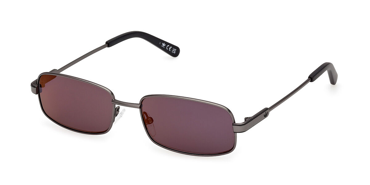 Adidas Originals OR0138 09U, Gunmetal frame, Bordeaux Mirror lenses