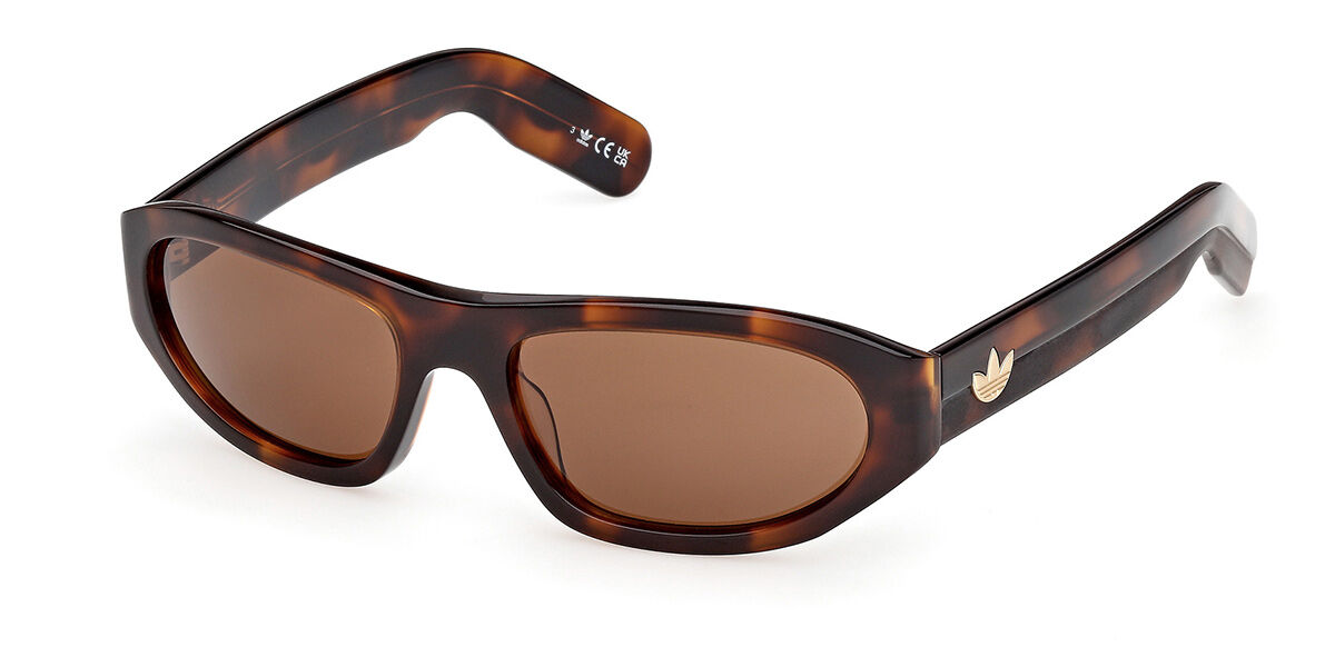 Adidas Originals OR0139 52E, Tortoiseshell frame, Dark Brown lenses