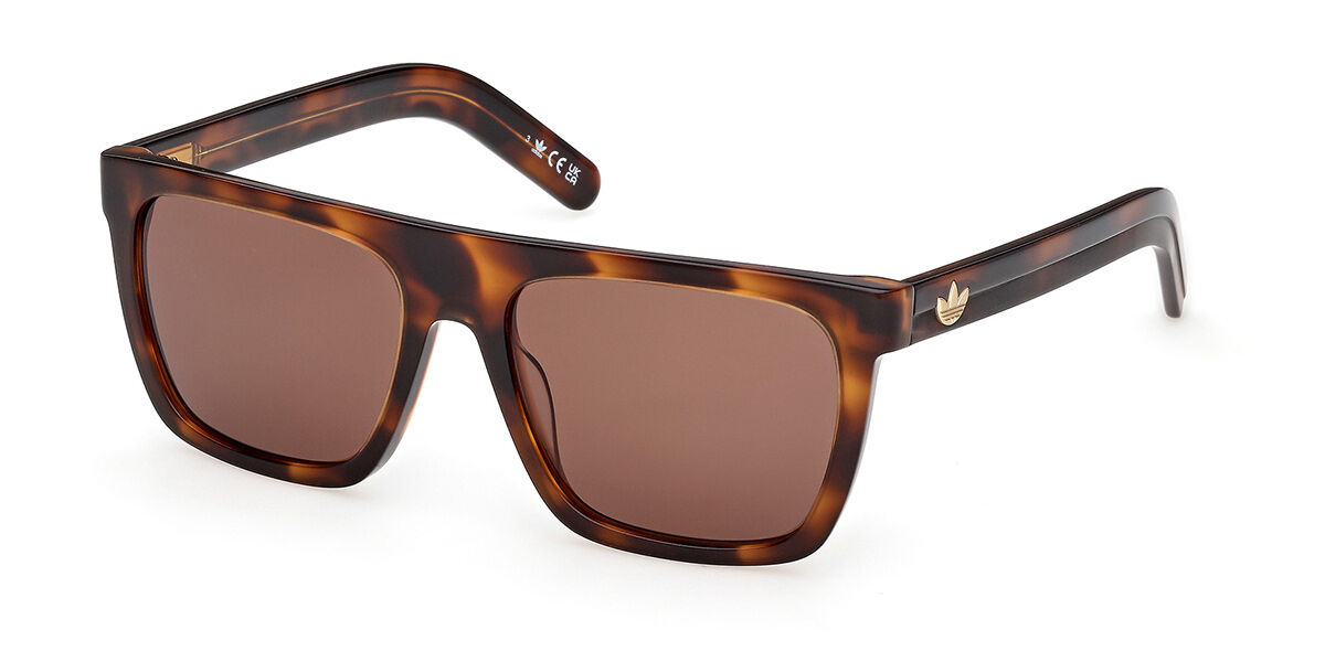 Adidas Originals OR0140 52E, Tortoiseshell frame, Dark Brown lenses