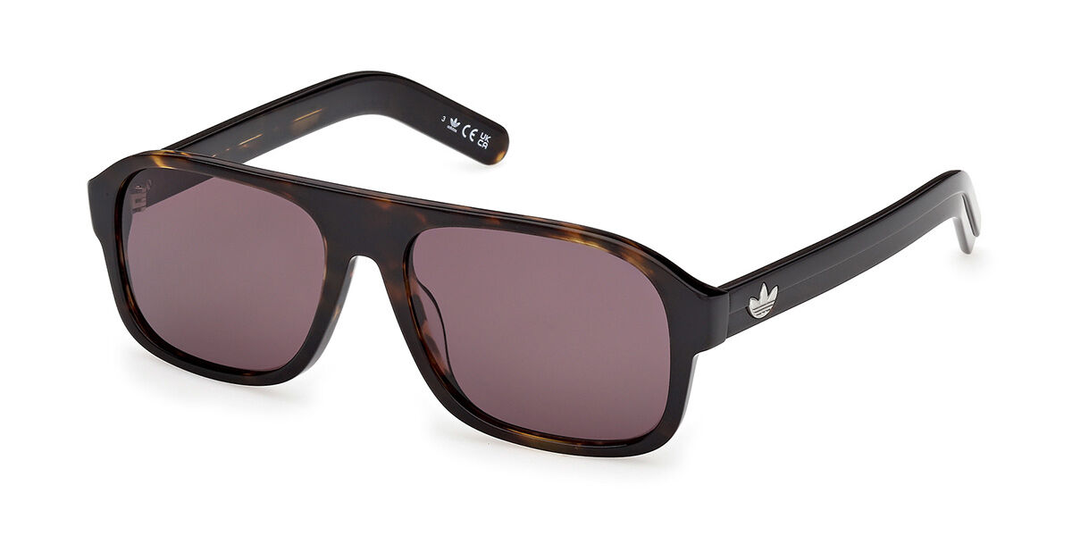 Adidas Originals OR0141 52E, Tortoiseshell frame, Grey Brown lenses