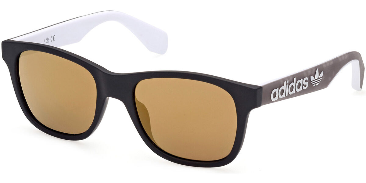 Adidas Originals OR0060 02G, Black frame, Brown Mirror lenses