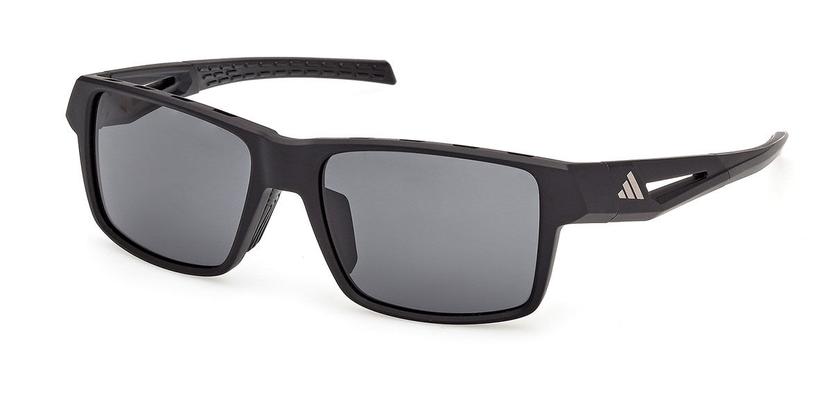 Adidas Sport SP0125 02A, Black frame, Grey lenses