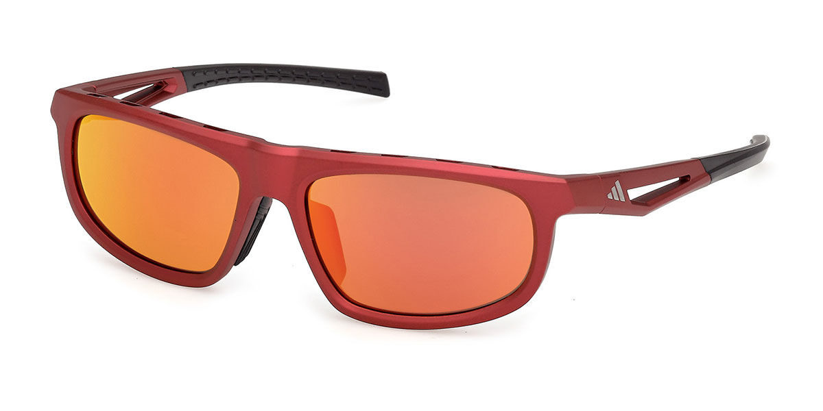 Adidas Sport SP0126 67L, Red frame, Roviex Mirror lenses