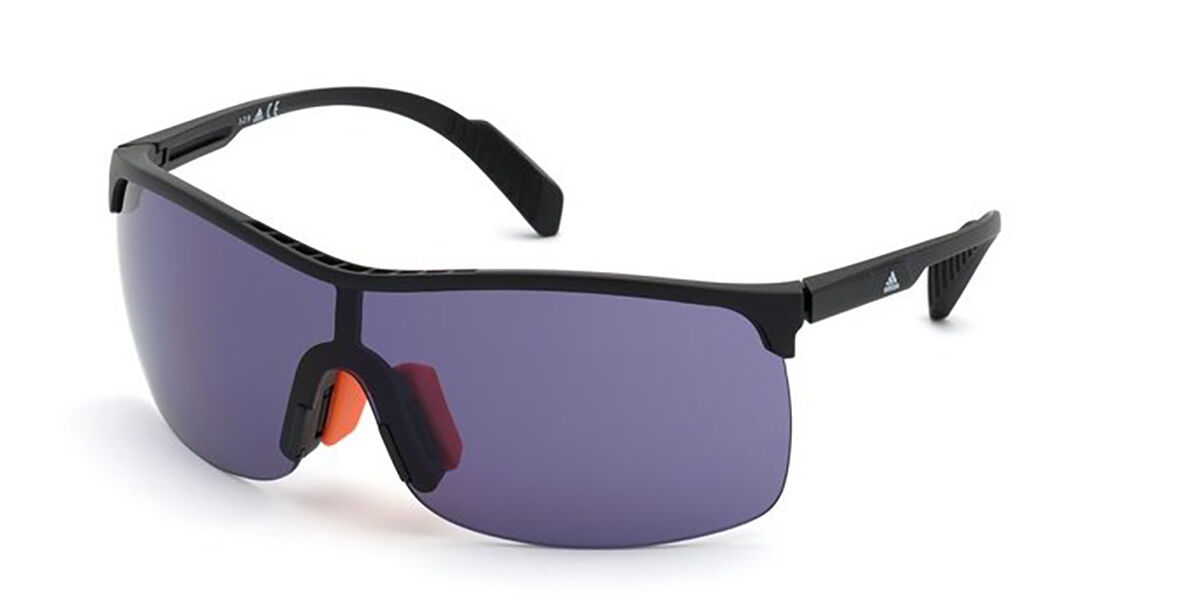 Adidas Sport SP0003 02A, Black frame, Light Purple lenses