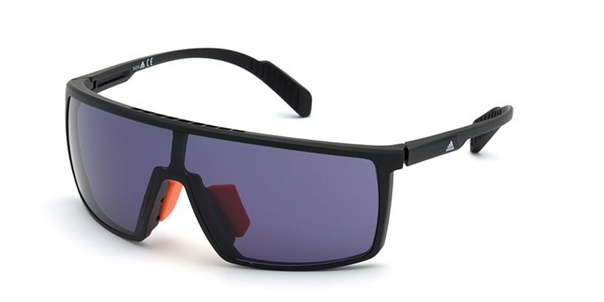 Adidas Sport SP0004 02A, Black frame, Light Purple lenses
