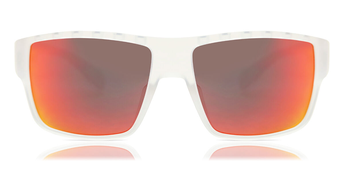Adidas Sport SP0006 26G, Clear frame, Orange Mirror lenses