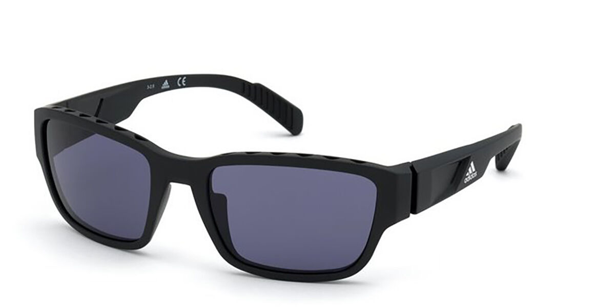 Adidas Sport SP0007 02A, Black frame, Light Purple/Grey lenses