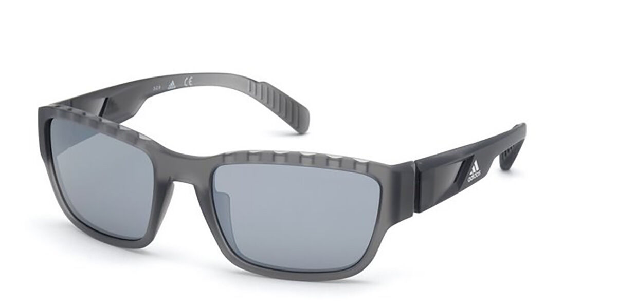 Adidas Sport SP0007 20C, Grey frame, Grey Mirror lenses