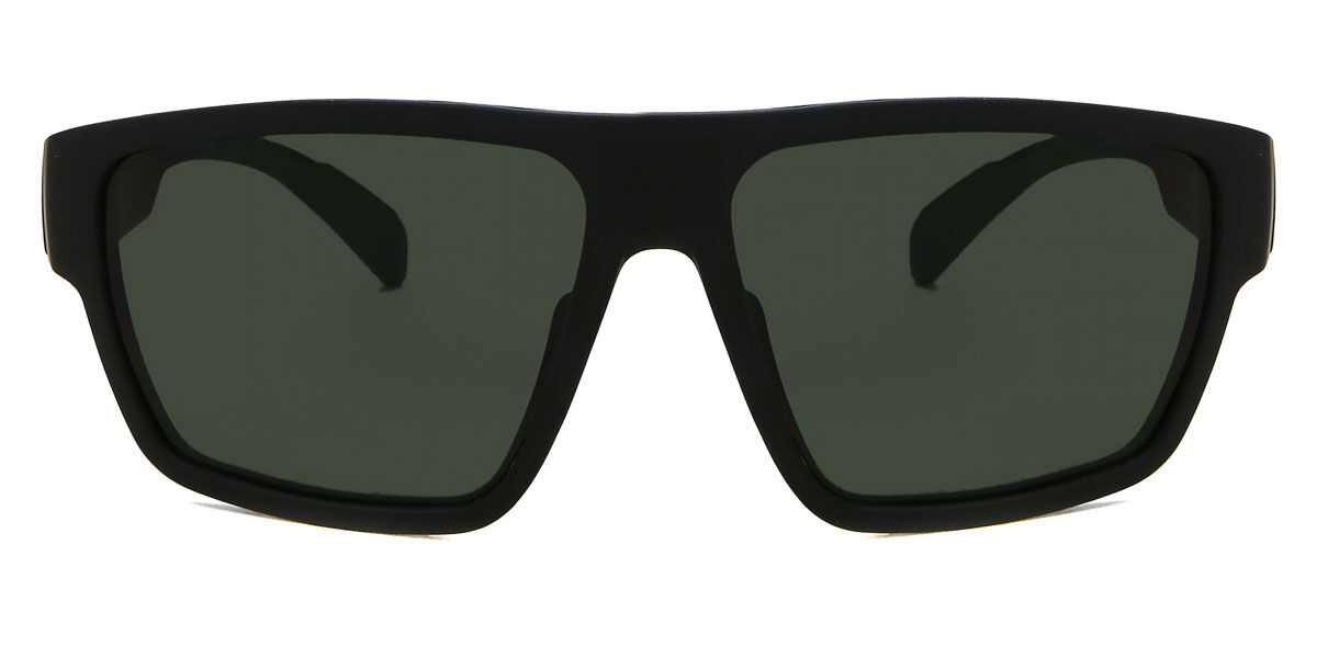 Adidas Sport SP0008 02N, Black frame, Green lenses