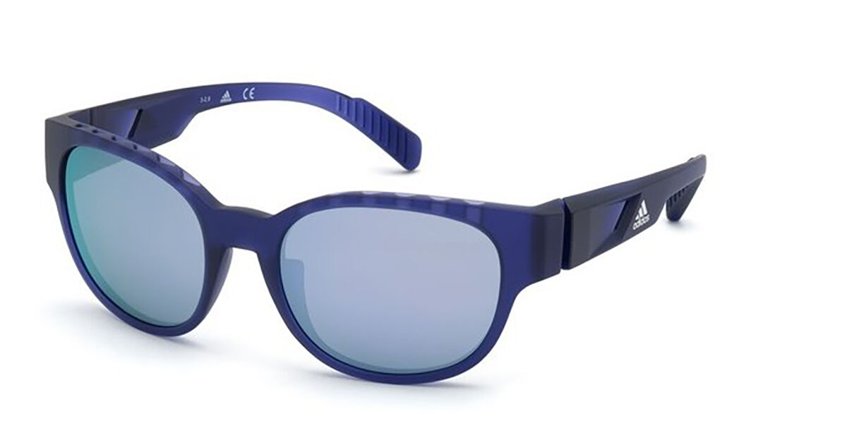 Adidas Sport SP0009 82Z, Tortoiseshell frame, Purple lenses